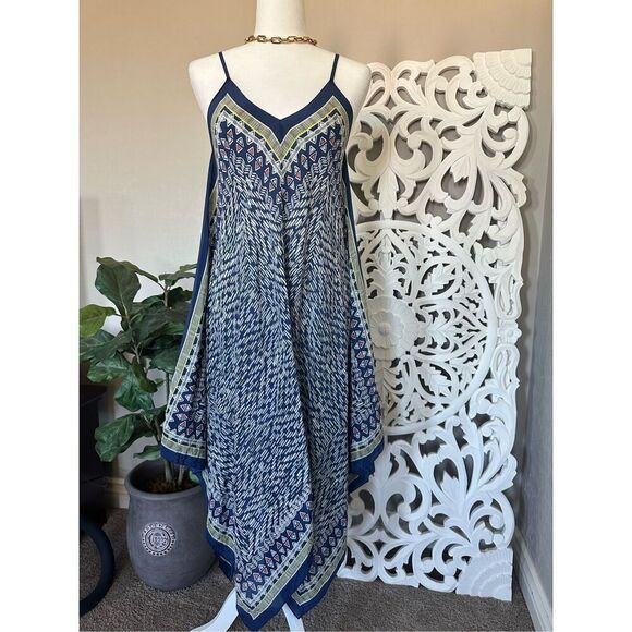 Silk Handkerchief Dress - Picture 1 of 9